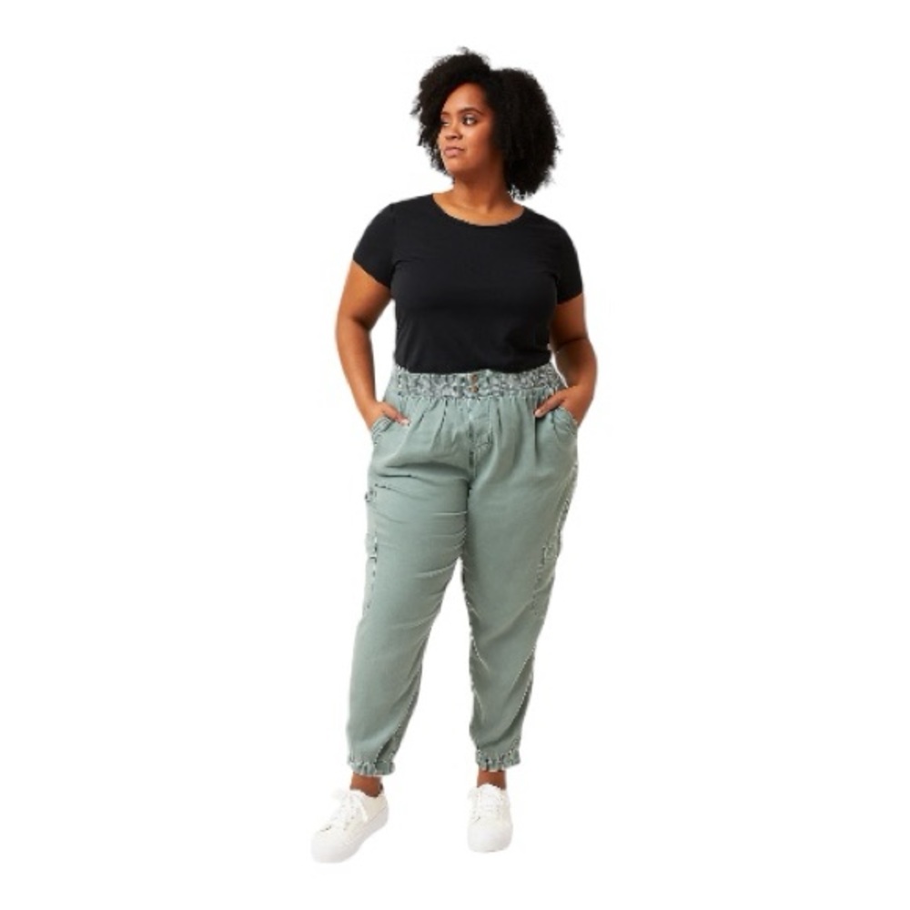 🆕 Nine West Olive Jogger Pants Size XL